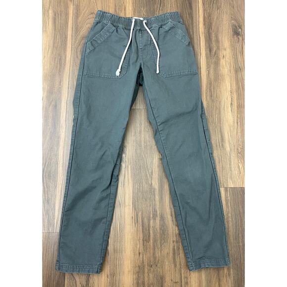 Pact Pants - Women Pact Daily Twill drawstring organic cotton grey pants, XS